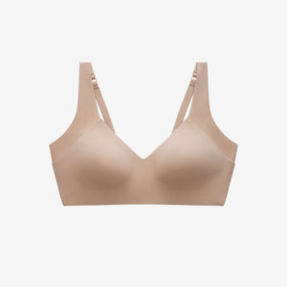 ThirdLove Comfortstretch Smoothing Wireless Bra Taupe - Size 1X - Picture 1 of 3